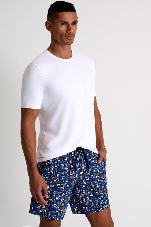 Long Fit Stretch Swim Trunks - 62545-31-954 TP/XS / 954 Mykonos / 75% POLYAMIDE, 25% ELASTANE